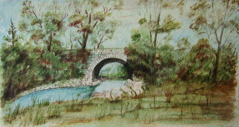 john w. gilchrist watercolours at puslinch historical society