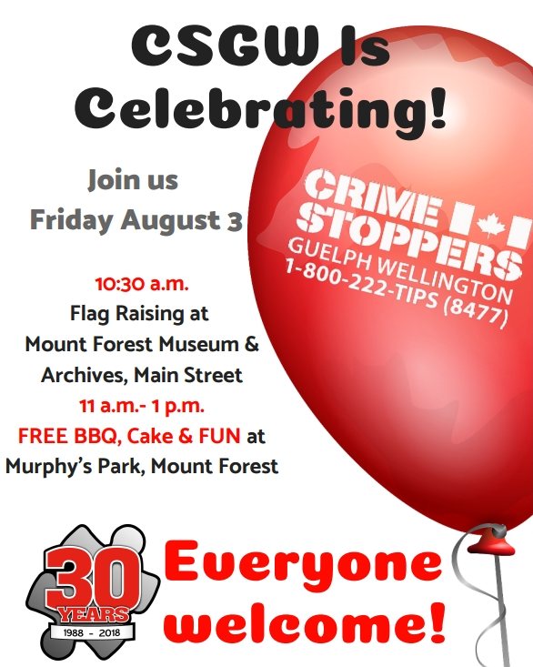 Crime Stoppers 30th Anniversary