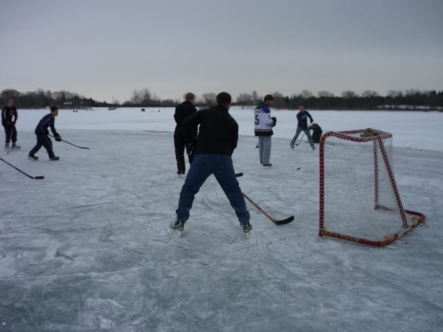 skating at valens conservation area